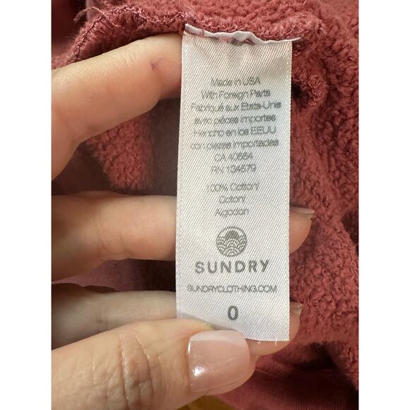 Sundry pink Grateful sweatshirt size 0 - Picture 4 of 16